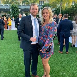 Wayf floral sequin dress